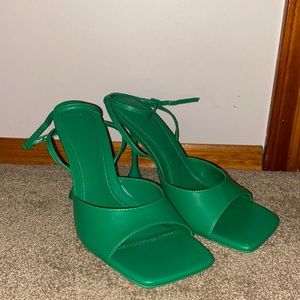Zara Green Heel